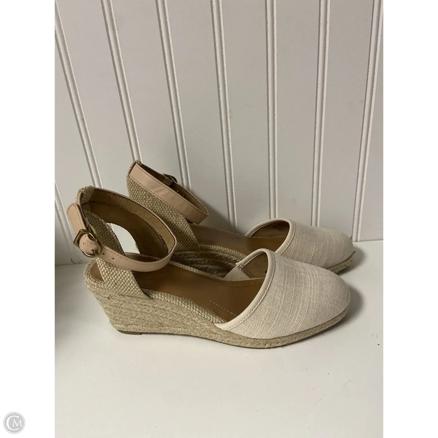 Shoes Heels Block By Style And Co Collection Women In Beige, Size: 6.5