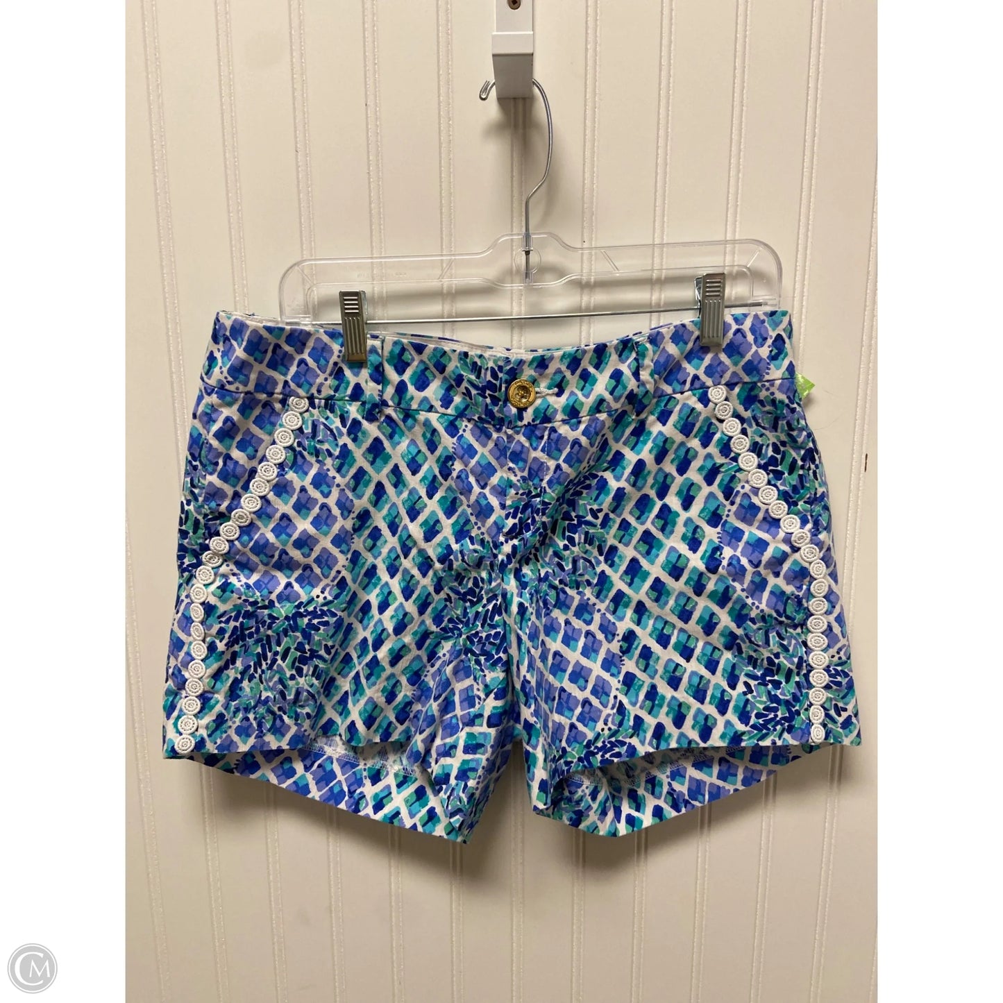 Shorts Designer By Lilly Pulitzer In Blue & Purple, Size: 8