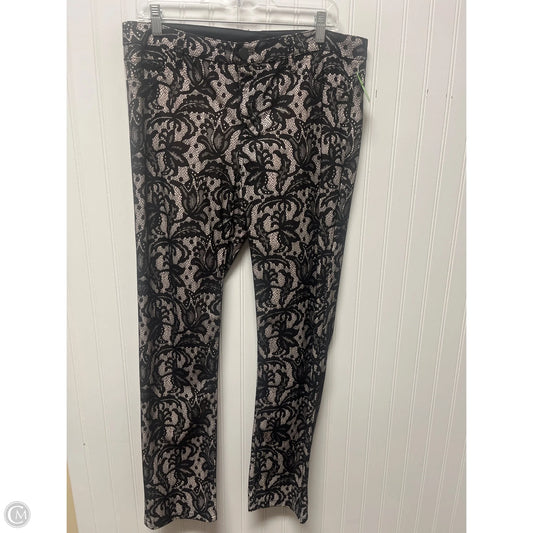 Pants Dress By International Concepts In Black & Cream, Size: 14