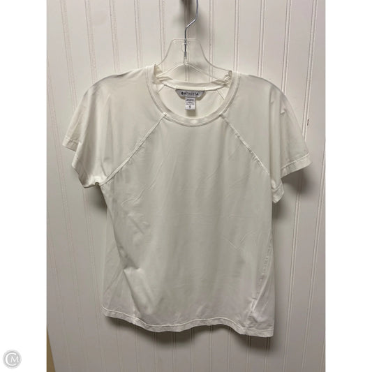 Athletic Top Short Sleeve By Athleta In White, Size: Xs