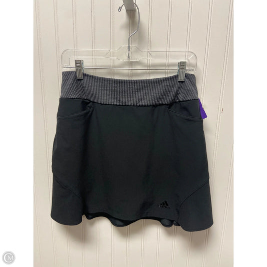 Athletic Skort By Adidas In Black, Size: S