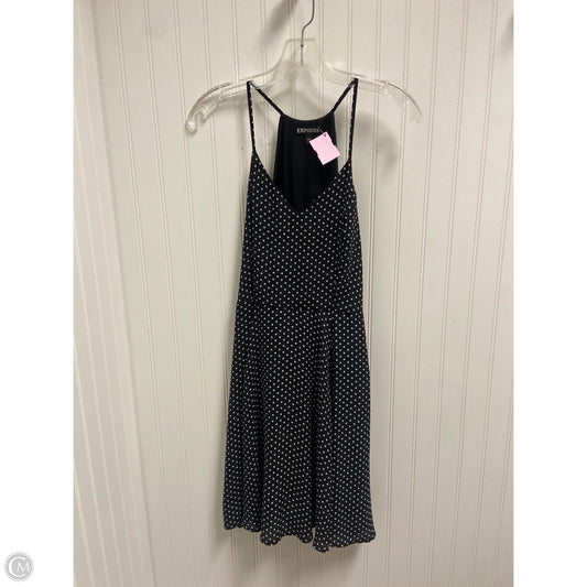 Dress Casual Midi By Express In Black & White, Size: M