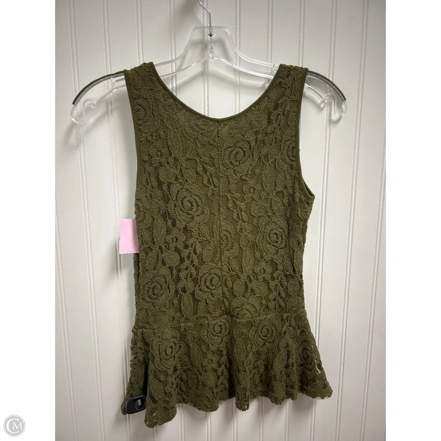 Top Sleeveless By Loft In Green, Size: Xs