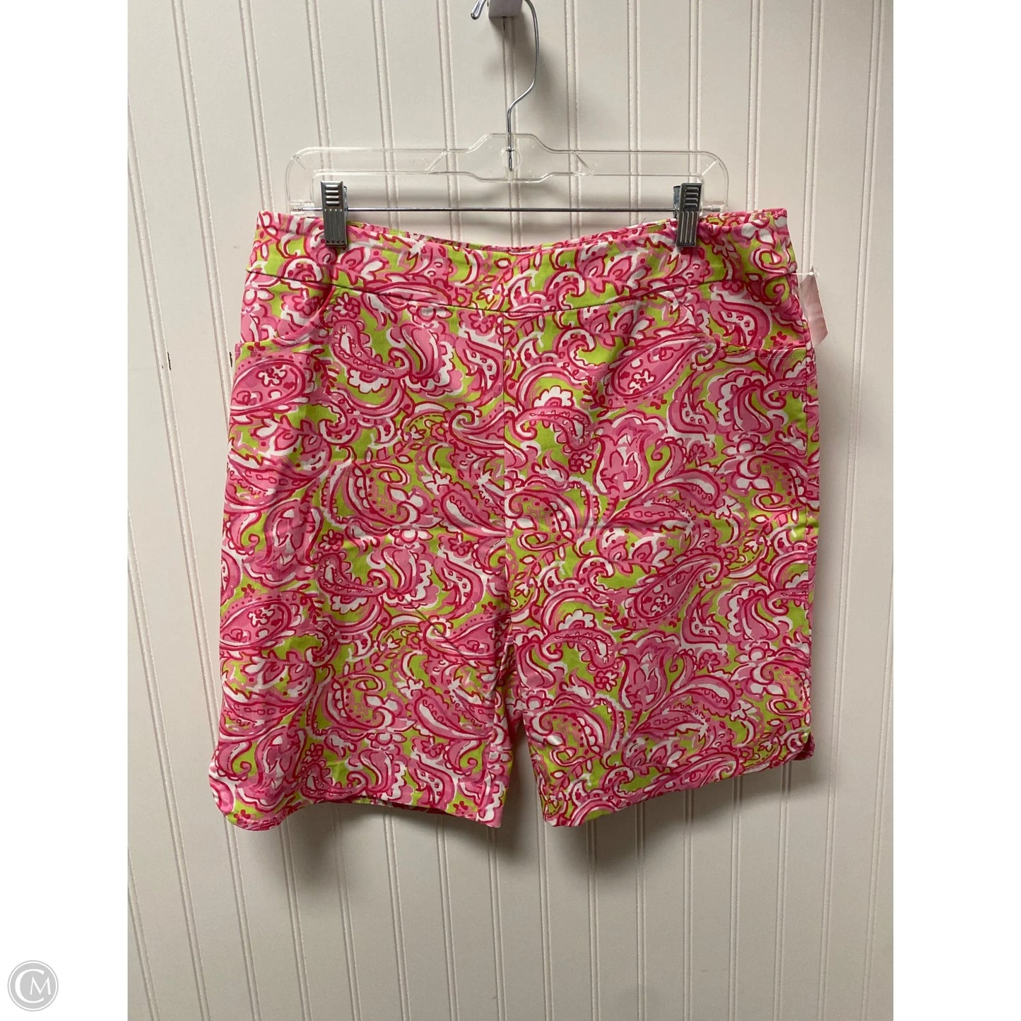 Shorts By Clothes Mentor In Green & Pink, Size: Xl