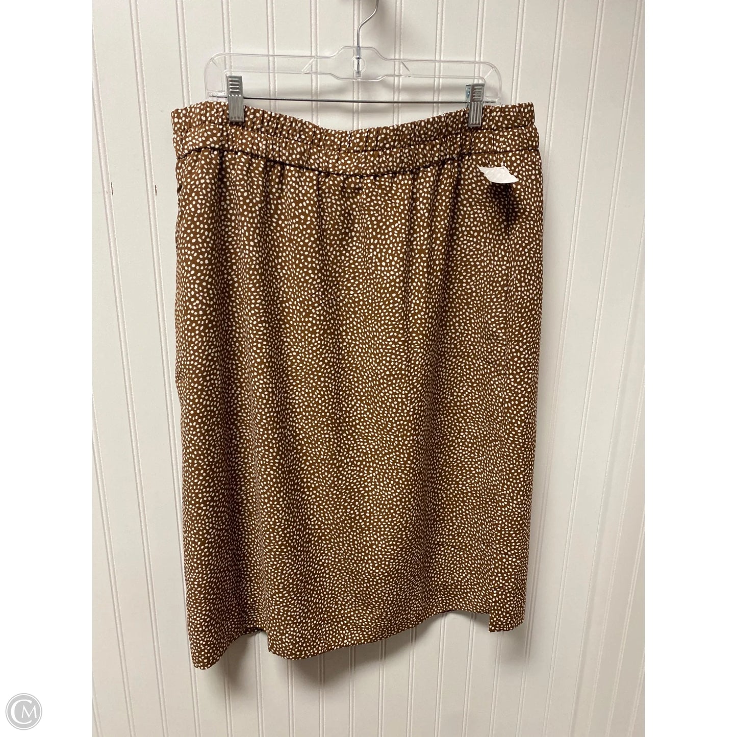 Skirt Midi By J. Crew In Brown, Size: Xl