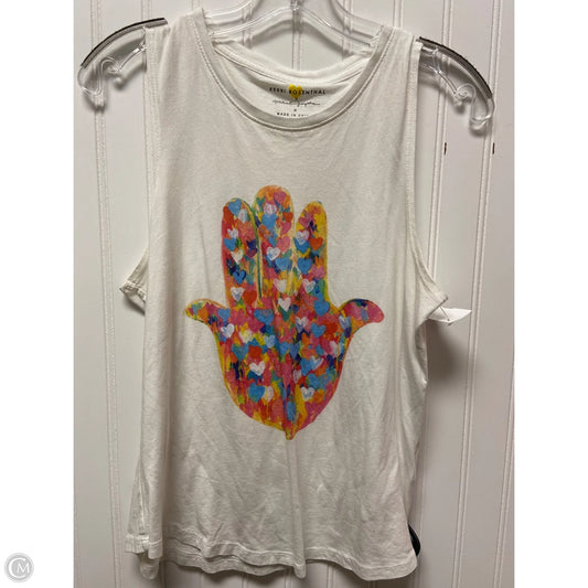 Top Sleeveless By Spiritual Gangster In White, Size: M