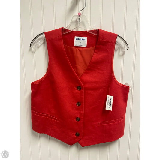 Vest Other By Old Navy In Red, Size: S