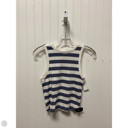 Top Sleeveless By Hollister In Striped Pattern, Size: M
