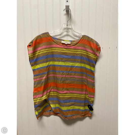 Top Sleeveless By Loft In Multi-colored, Size: S
