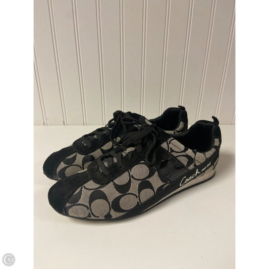 Shoes Designer By Coach In Black, Size: 9