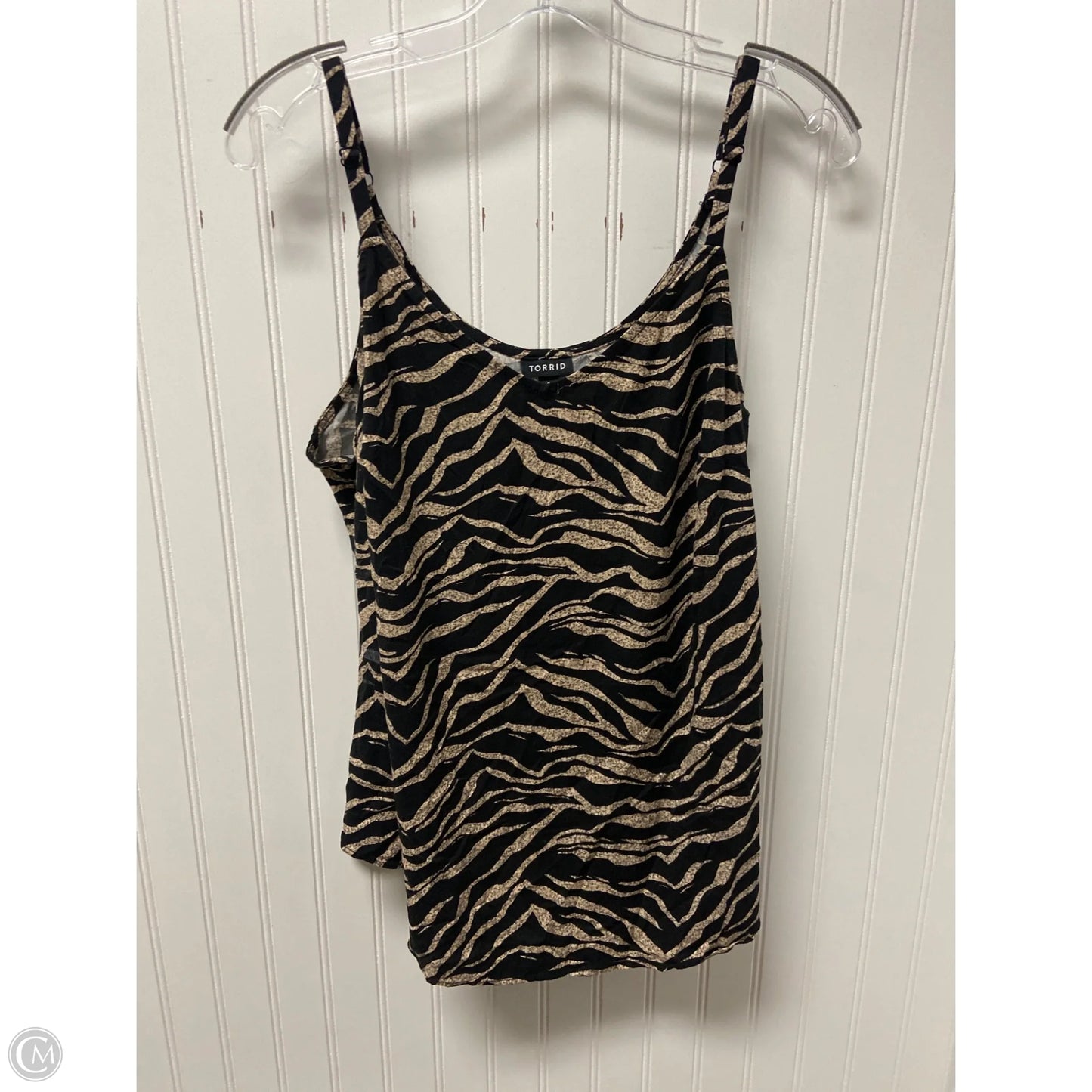 Top Sleeveless By Torrid In Animal Print, Size: L