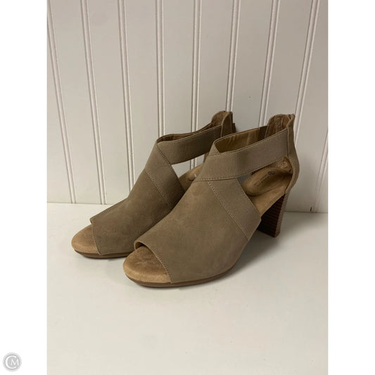 Shoes Heels Block By Giani Bernini In Taupe, Size: 9