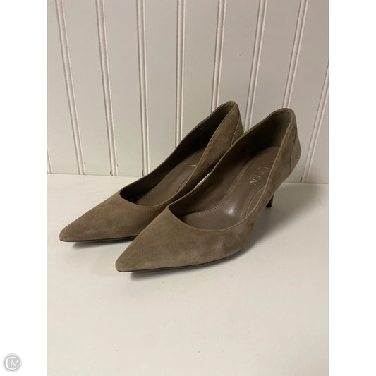 Shoes Heels Kitten By Ralph Lauren In Taupe, Size: 6