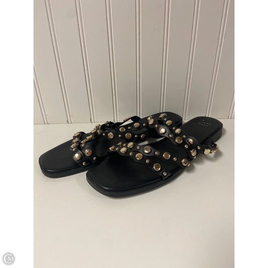 Sandals Flats By A New Day In Black, Size: 10