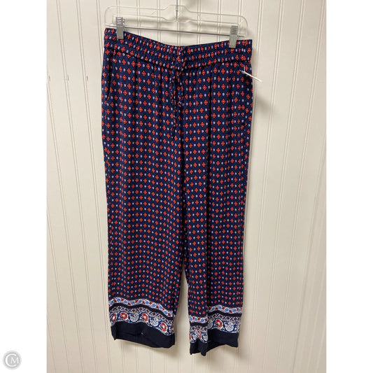 Pants Lounge By Loft In Blue & Red, Size: S