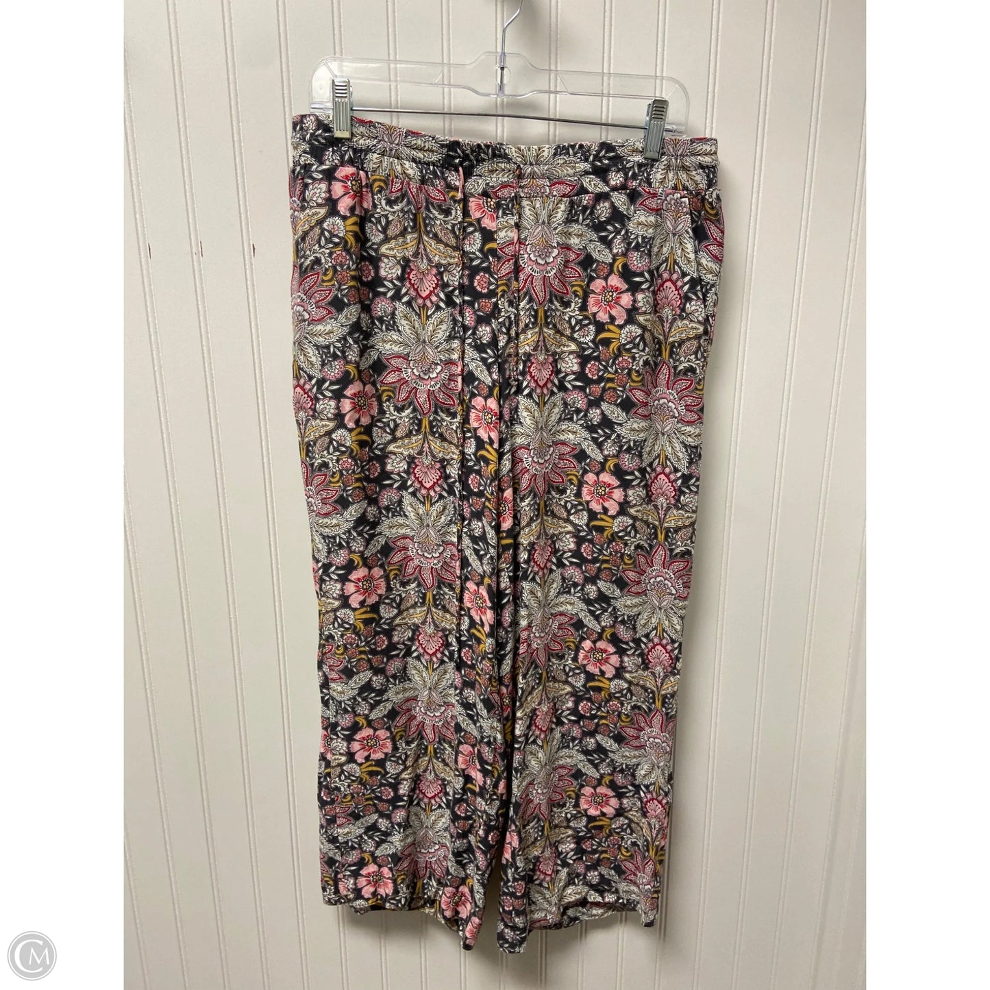 Pants Lounge By Loft In Floral Print, Size: M