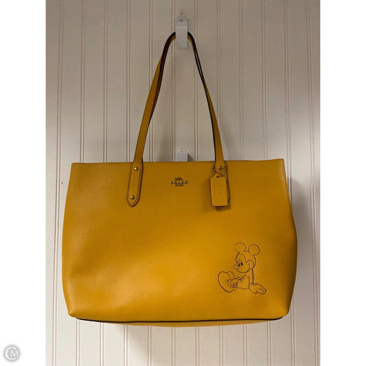 Tote Designer By Coach, Size: Large