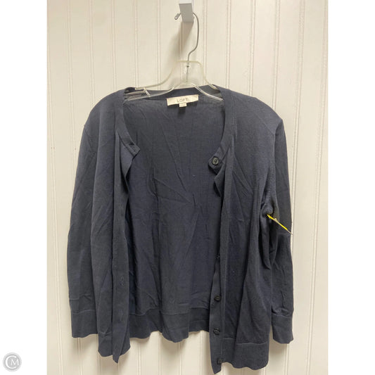 Cardigan By Loft In Blue, Size: M