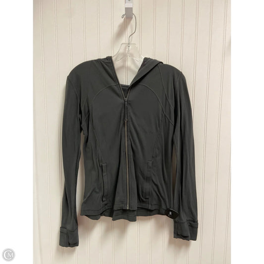 Athletic Jacket By Lululemon In Grey, Size: M