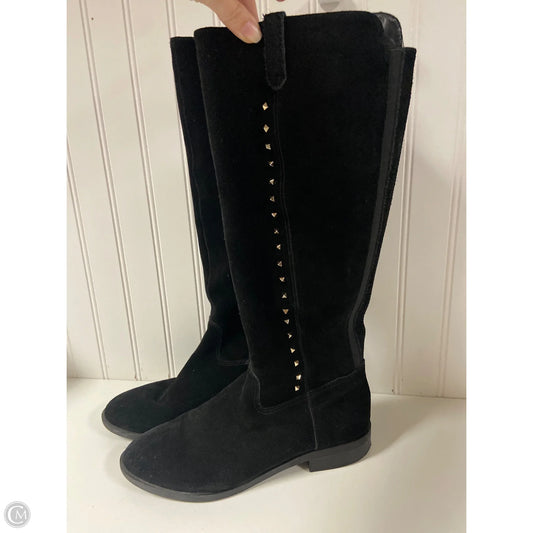 Boots Knee Flats By Marc Fisher In Black, Size: 7.5