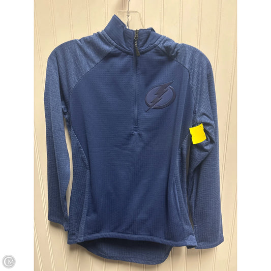 Athletic Jacket By Fanatics In Blue, Size: S