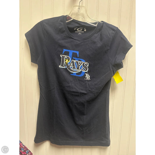 Athletic Top Short Sleeve By Clothes Mentor In Blue, Size: S