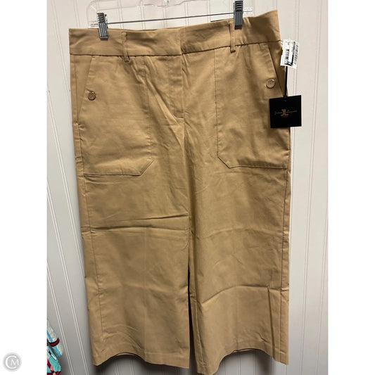 Pants Cropped By Jules & Leopold In Tan, Size: 14