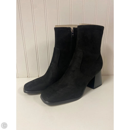 Boots Ankle Heels By Marc Fisher In Black, Size: 7.5