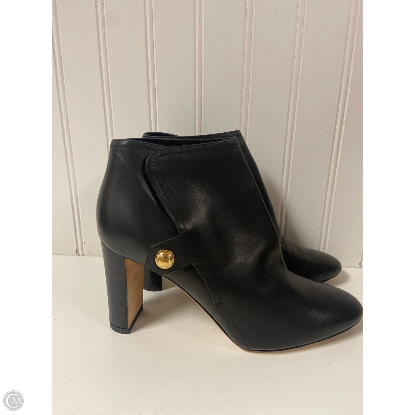 Boots Luxury Designer By Jimmy Choo In Black, Size: 7