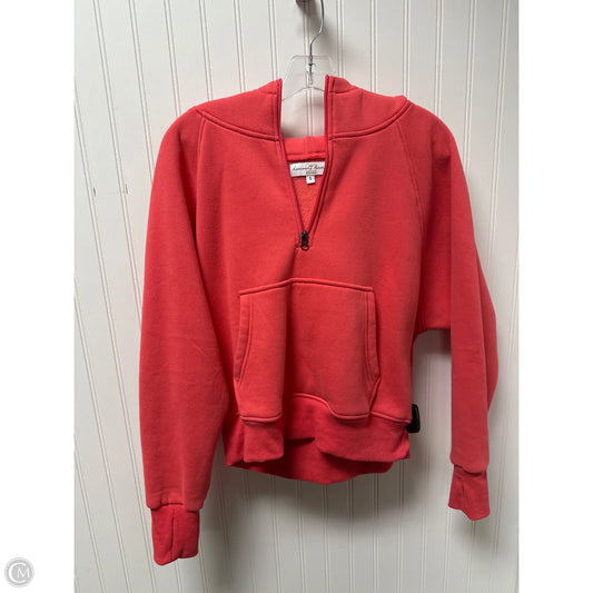 Sweatshirt Hoodie By Clothes Mentor In Pink, Size: S