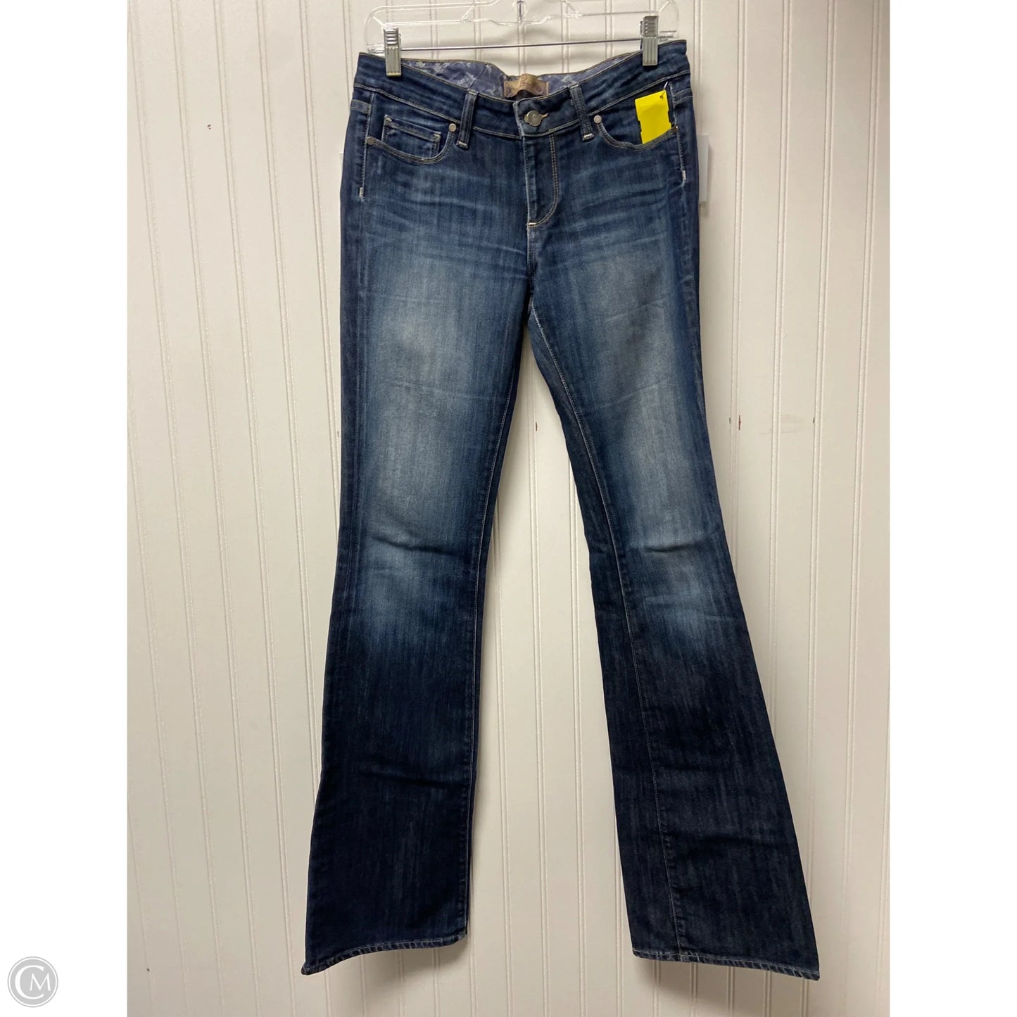 Jeans Boot Cut By Paige In Blue Denim, Size: 6
