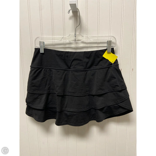 Athletic Skort By Athleta In Black, Size: S