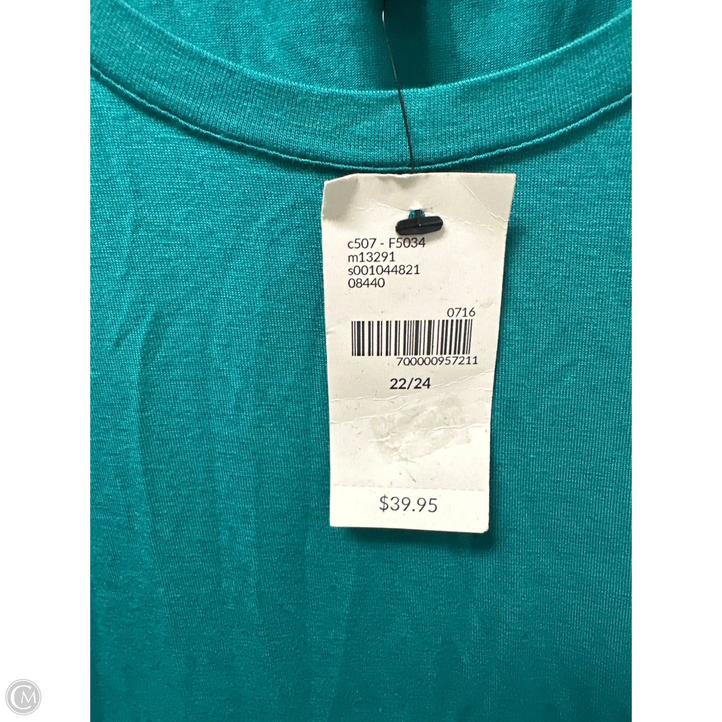 Top Short Sleeve By Lane Bryant In Green, Size: 3x