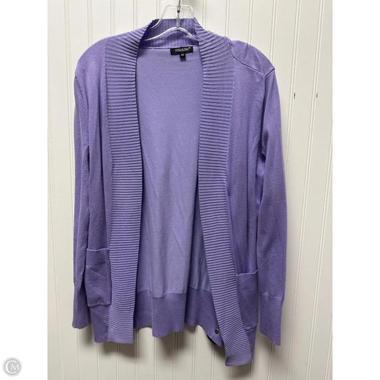 Cardigan By Clothes Mentor In Purple, Size: M