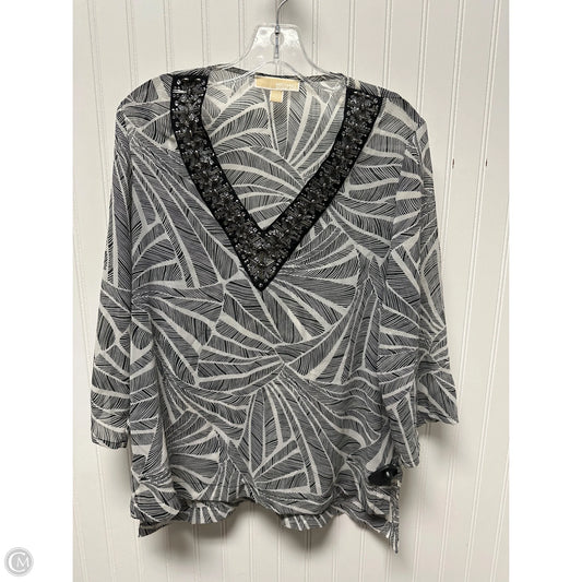 Top Long Sleeve By Michael By Michael Kors In Grey, Size: M