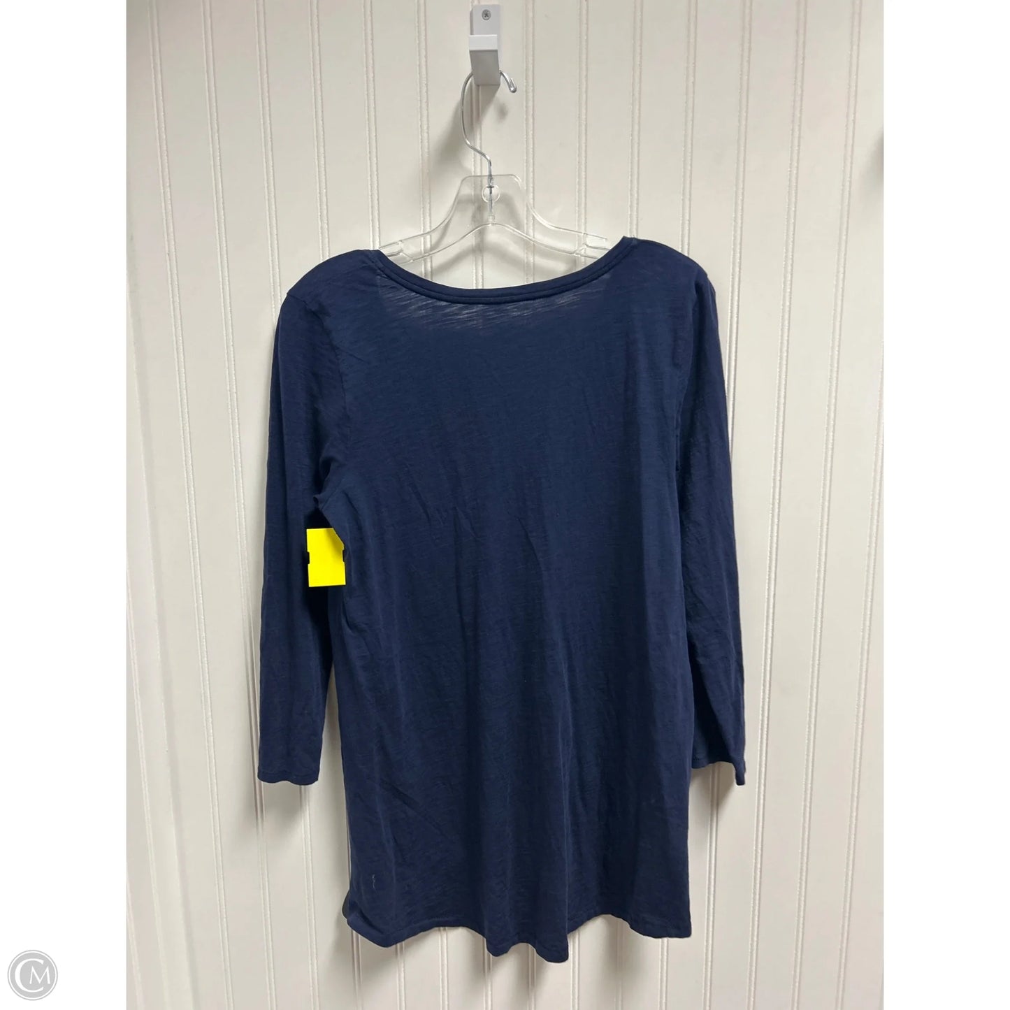 Top Long Sleeve Designer By Lilly Pulitzer In Blue, Size: M