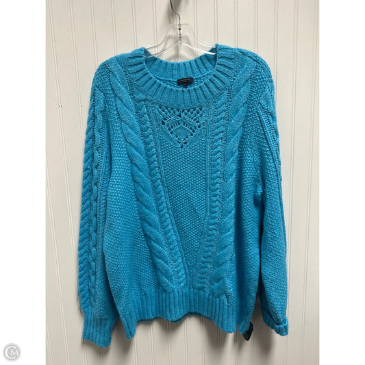 Sweater By Talbots In Blue, Size: 2x