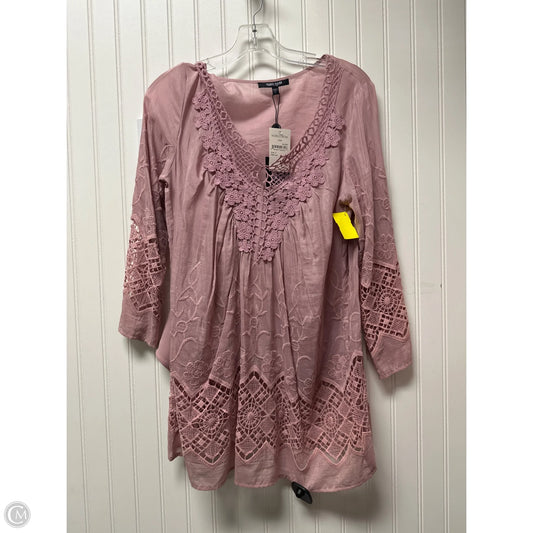 Top Long Sleeve By Daniel Rainn In Purple, Size: S