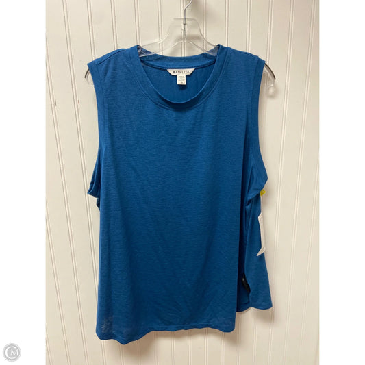 Athletic Tank Top By Athleta In Blue, Size: 2x