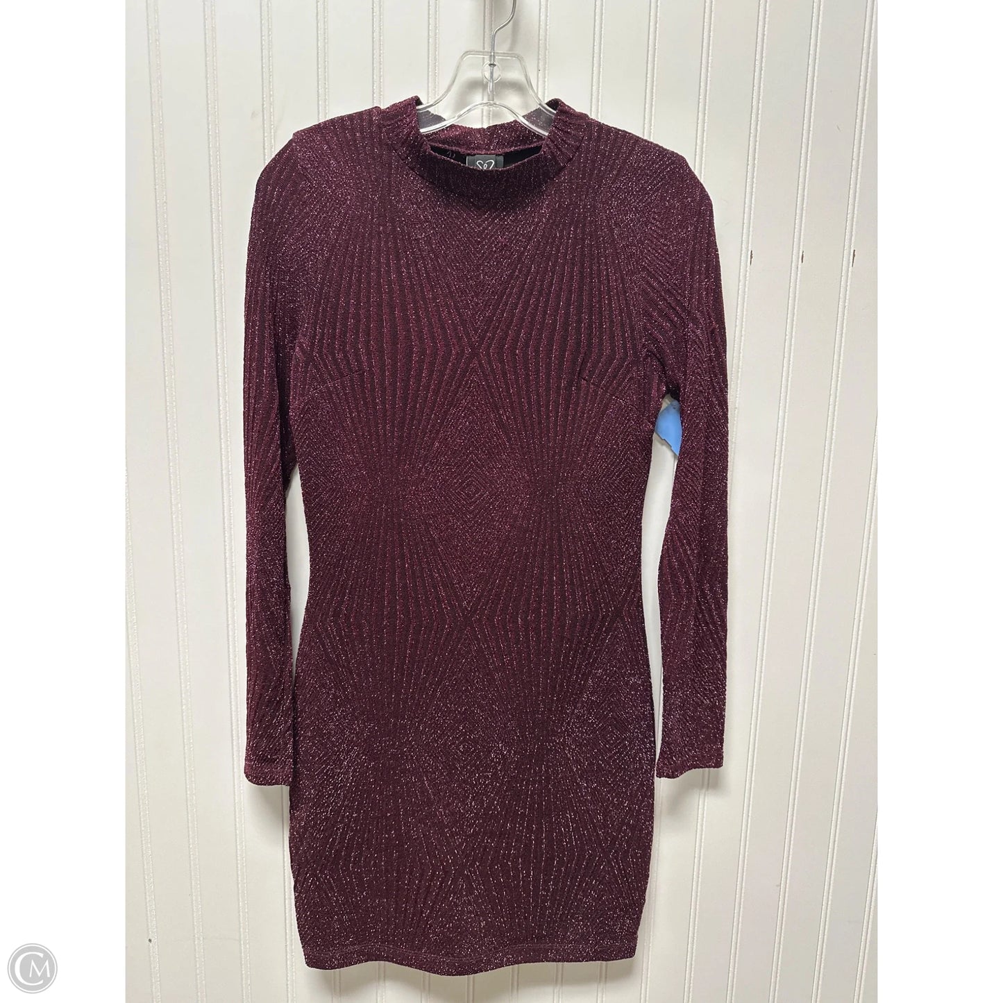 Dress Party Short By Windsor In Maroon, Size: M