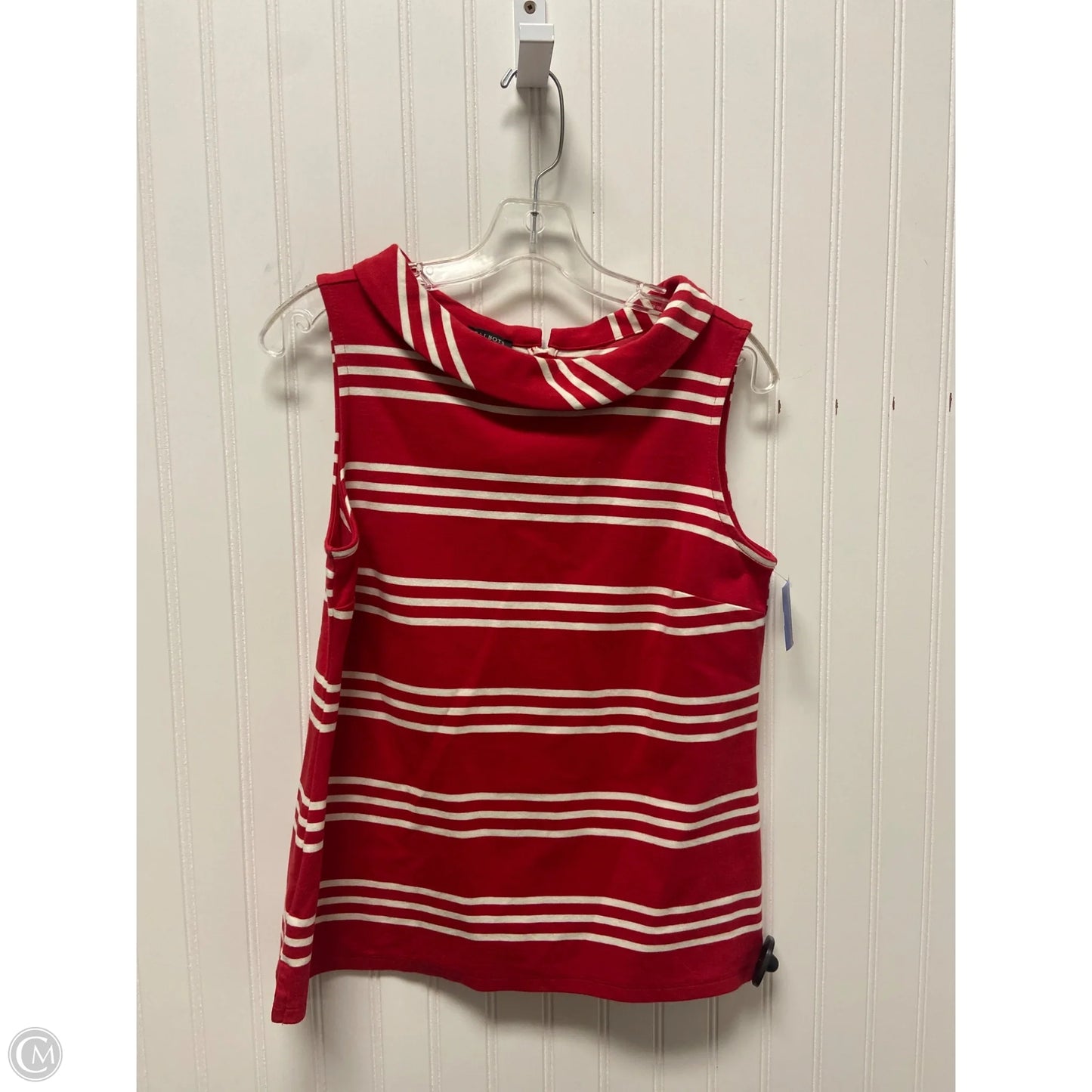 Top Sleeveless By Talbots In Red, Size: M