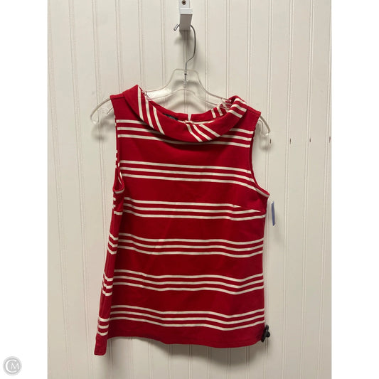 Top Sleeveless By Talbots In Red, Size: M