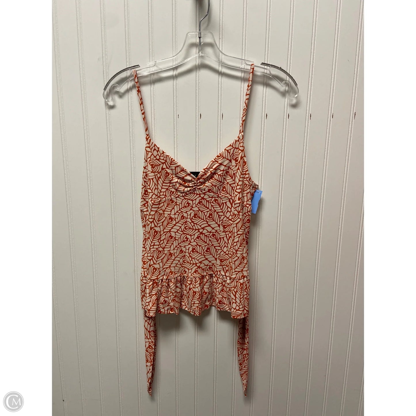 Top Sleeveless Designer By Marc By Marc Jacobs In Orange, Size: S