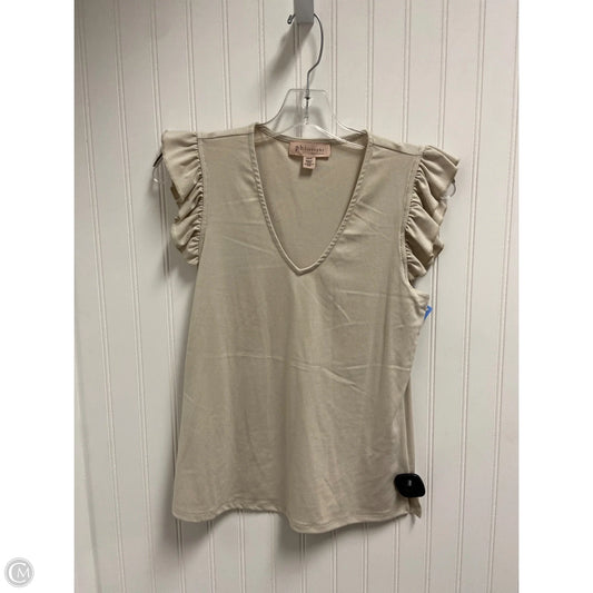 Top Sleeveless By Philosophy In Beige, Size: Xs