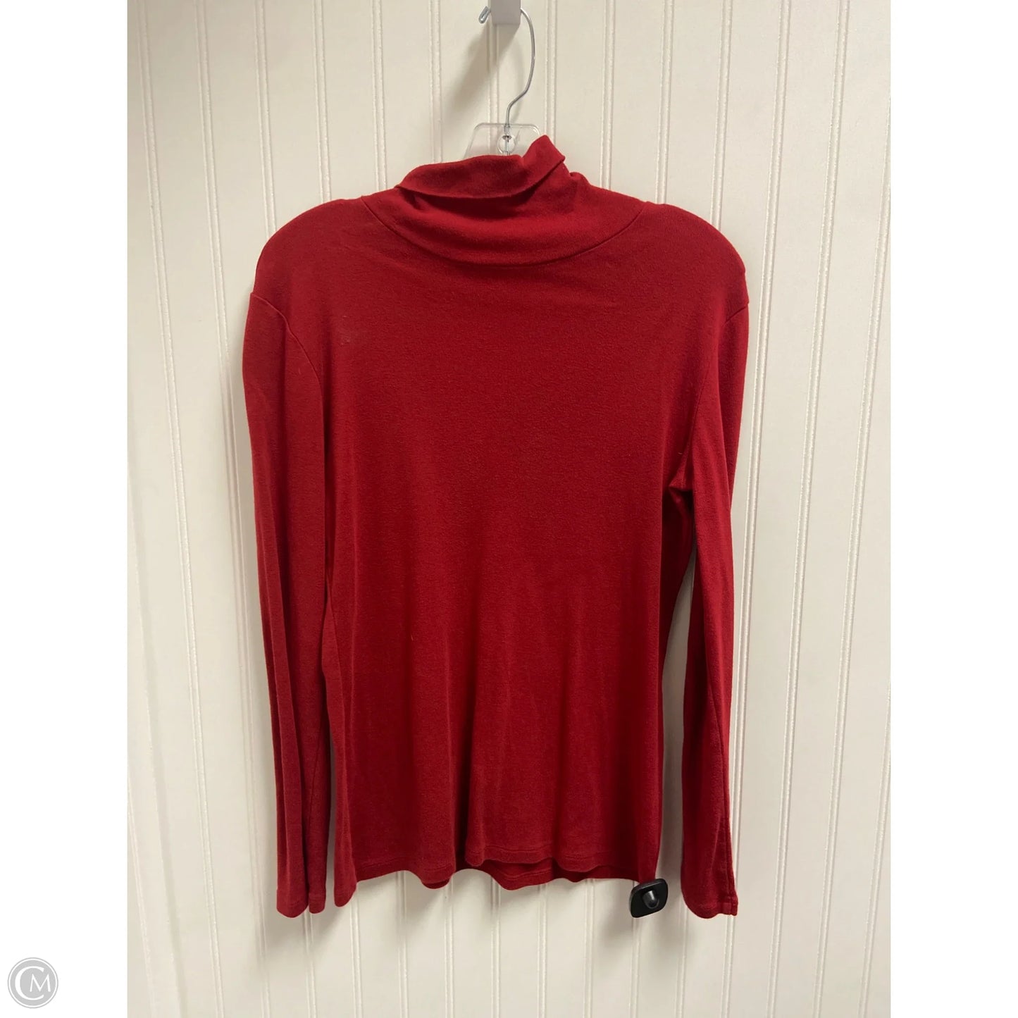 Top Long Sleeve By Gap In Red, Size: M