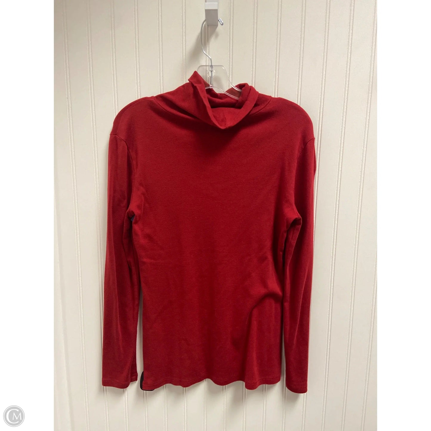 Top Long Sleeve By Gap In Red, Size: M