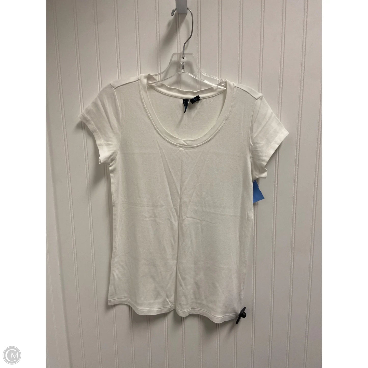 Top Short Sleeve By Cynthia Rowley In White, Size: L