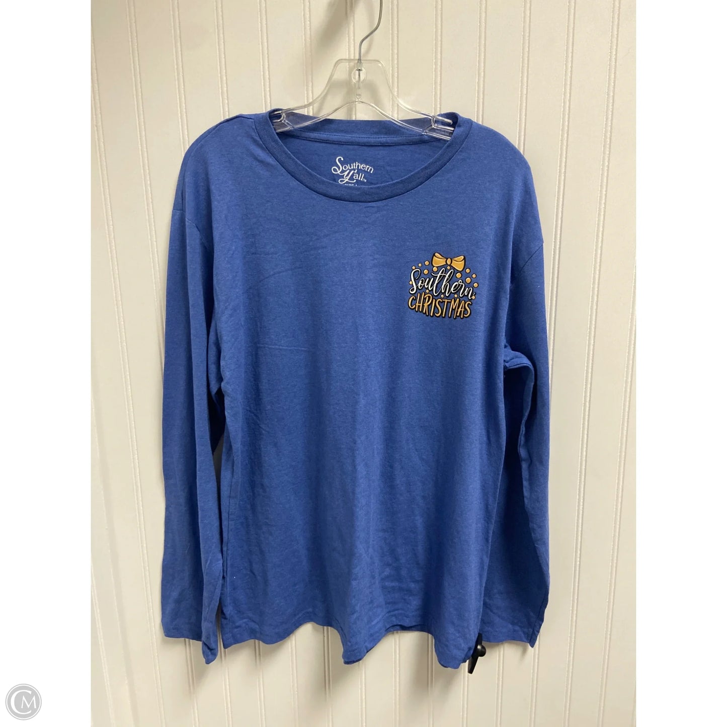 Top Long Sleeve By Clothes Mentor In Blue, Size: L