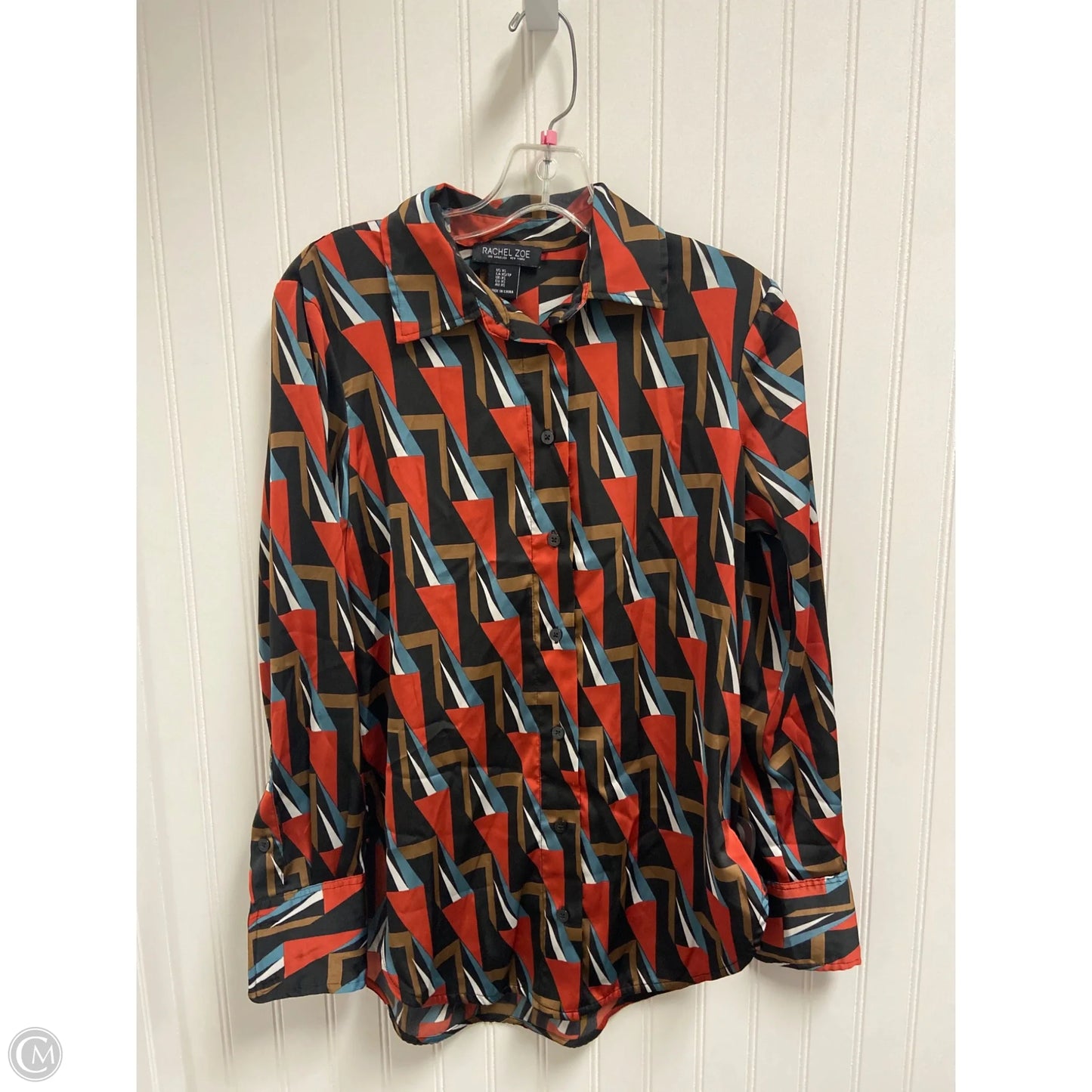 Top Long Sleeve By Rachel Zoe In Orange, Size: Xs