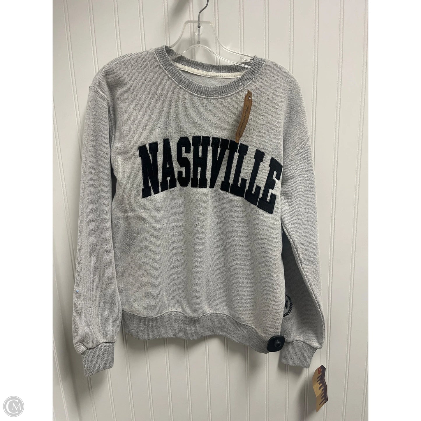 Sweater By Clothes Mentor In Grey, Size: S